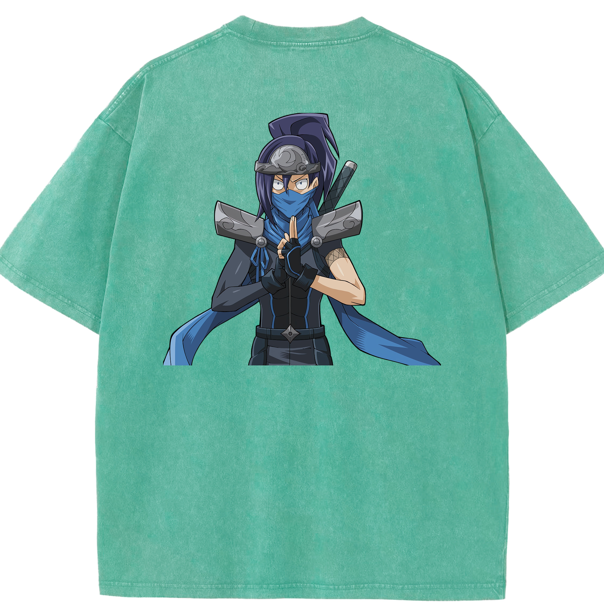 （画像用） 遊☆戯☆王 Yu-Gi-Oh! 綿100% ヴィンテージ風 半袖Tシャツ（背面プリント）
